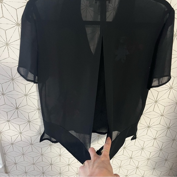 Vintage Polyester Floral Beaded Top - Picture 2 of 4